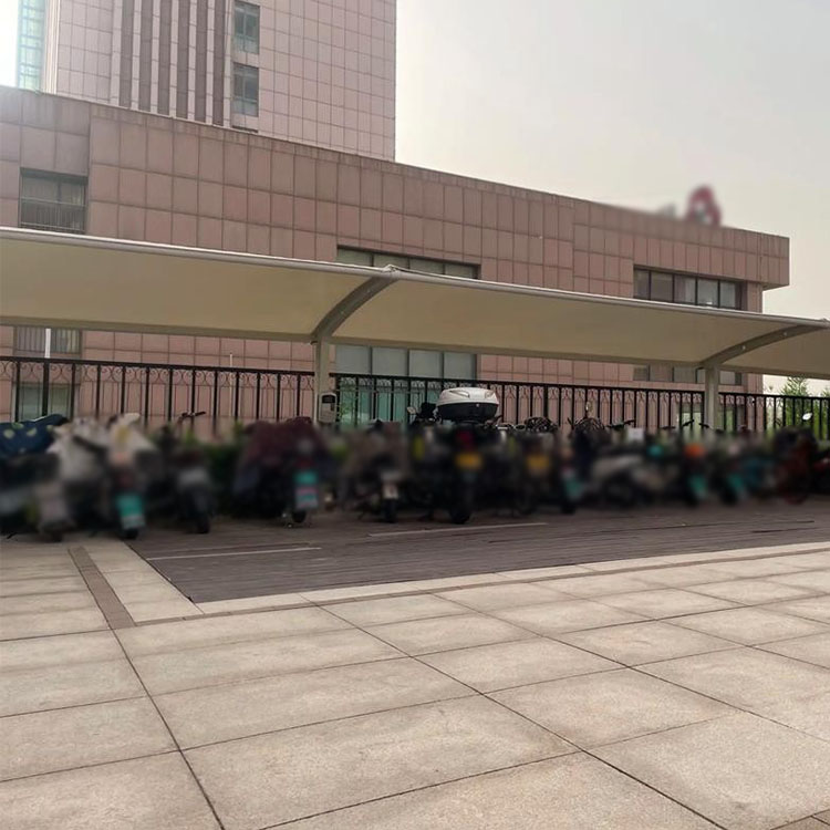 洪江市膜结构电动车棚